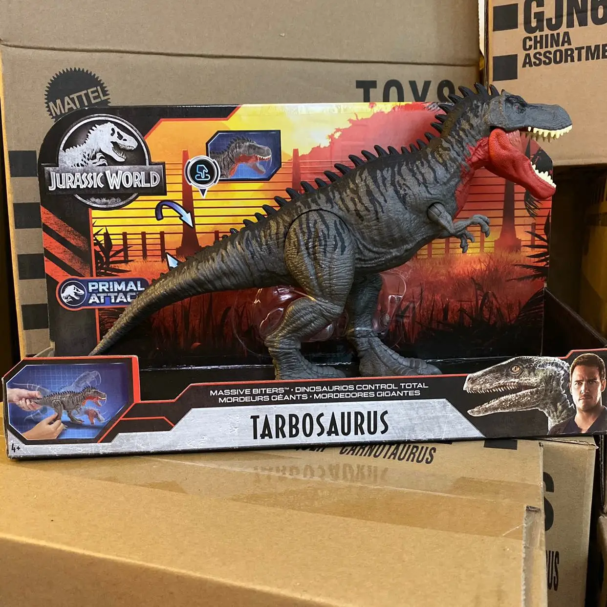 Mattel фильма Мир Юрского периода (Jurassic World ручной работы хищного динозавра в