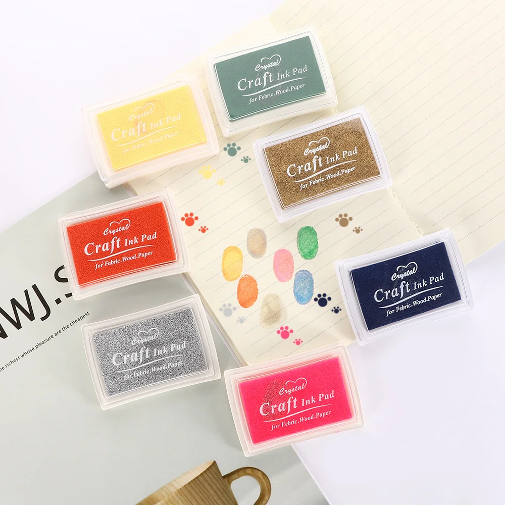 7 цветов чернильный коврик ручная работа сделай сам ремесло на масляной основе