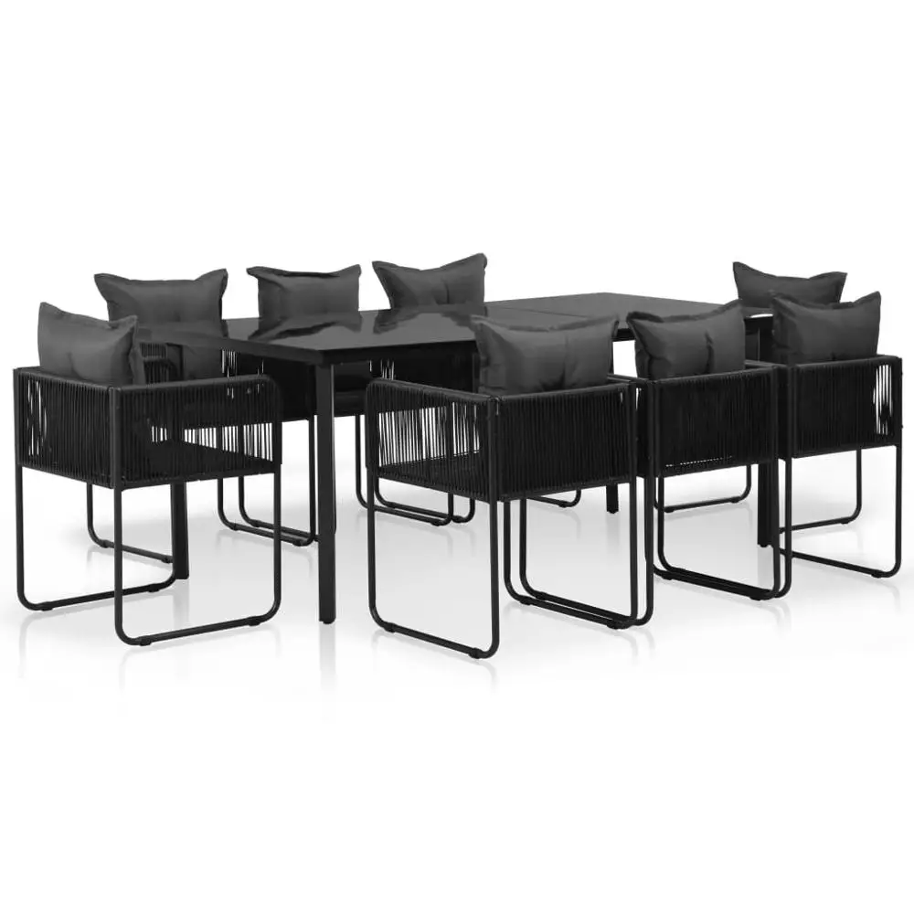 8 шт. наборы современной садовой мебели с подушками Плетеный набор для отдыха из