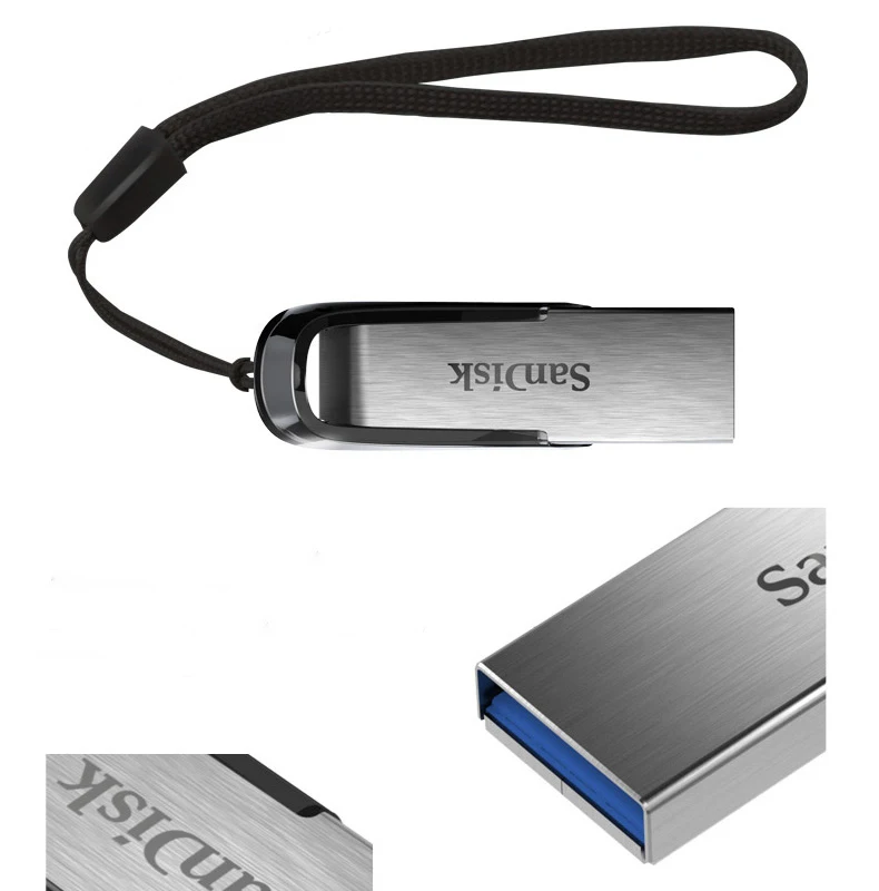 Двойной Флеш-накопитель SanDisk USB флэш-накопитель 16 Гб оперативной памяти, 32 Гб встроенной памяти, 64 ГБ 128 г 256 CZ73 150 МБ/с. USB 3,0 Ультра талант memoria ручка диск для хранения данных флеш U диска