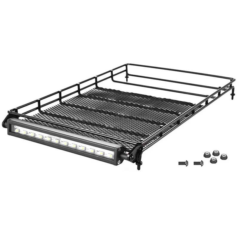 

RC Spare Parts P860016 Roof Rack with Light Bar for RGT EX86100 Rock Cruiser RC Crawlers