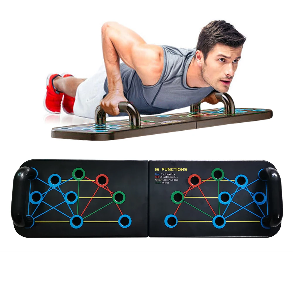 

16 in 1 Push Up Rack Board Multi-Function Fitness Push Up Stand BodyBuilding Muscle Abdominal Training Exercise Equipment