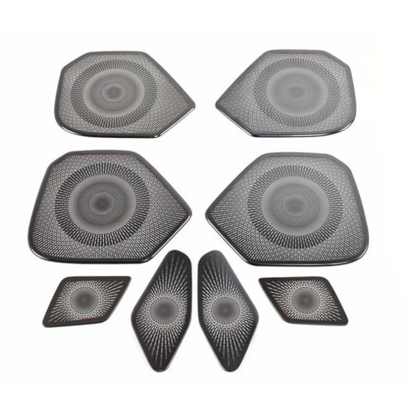 

Tonlinker Interior Car Speaker Position Cover Sticker For Citroen C5X 2021-22 Car Styling 2-4 PCS Stainless Steel Cover Sticker