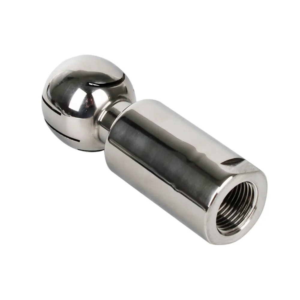 Вращающийся шарик распылитель SS 3/8 для чистки бака с внутренней резьбой CIP 1/2
