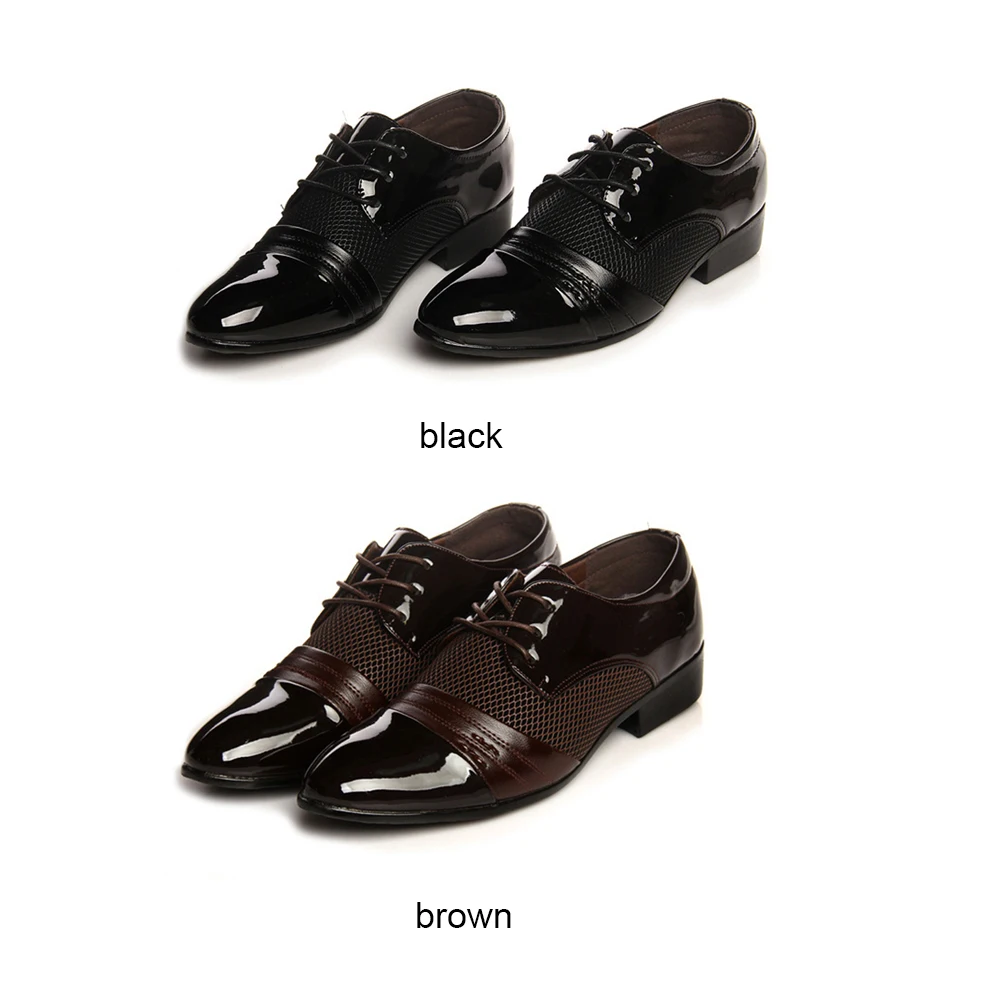 

Summer New Hot Men Business Casual Shoes PU Leather Soft Sole Formal Shoes with Good Quality