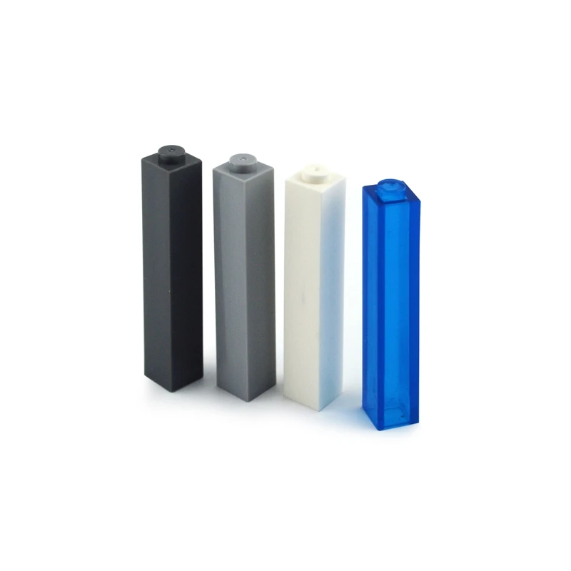 

DIY Building Blocks Thick Bricks 1x2x5 1x1x5 Dots Educational Creative Plastic Toys for Children Compatible 2453 2454