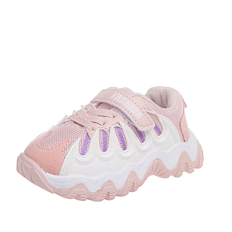 

2020 New Spring Casual Children Sneaker Kids Footwear Running Shoes Trainers Boys Girls Stripe Children Sport Canvas Shoe D12235