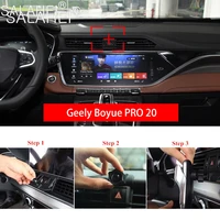 luxury alloy plastic car dashboard mobile phone holder for geely boyue pro 2020 auto accessories car styling gps stander bracket