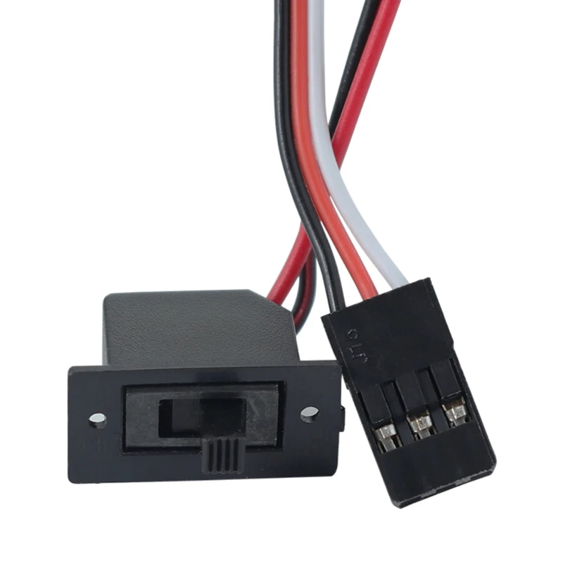 

60A Brushed Motor ESC Electrical Speed Controller for 1/10 RC Car Buggy Short Course Crawler Tank