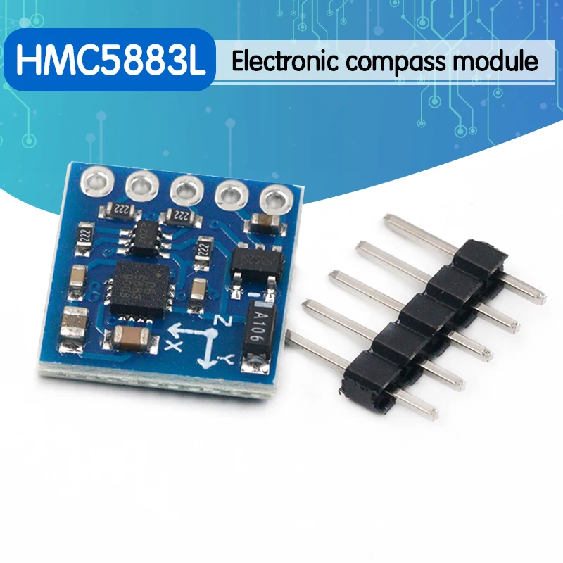 GY-271 HMC5883L 3V-5V переменного тока три 3 тройной оси Магнитный полевой Компас