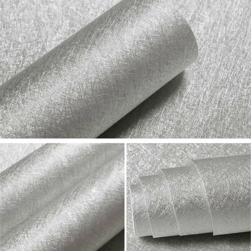 

3M Silk Solid Color Wallpaper Roll Furniture Cabinet Renovation Stickers Living Room Bedroom Vinyl Self Adhesive Wall Decoration