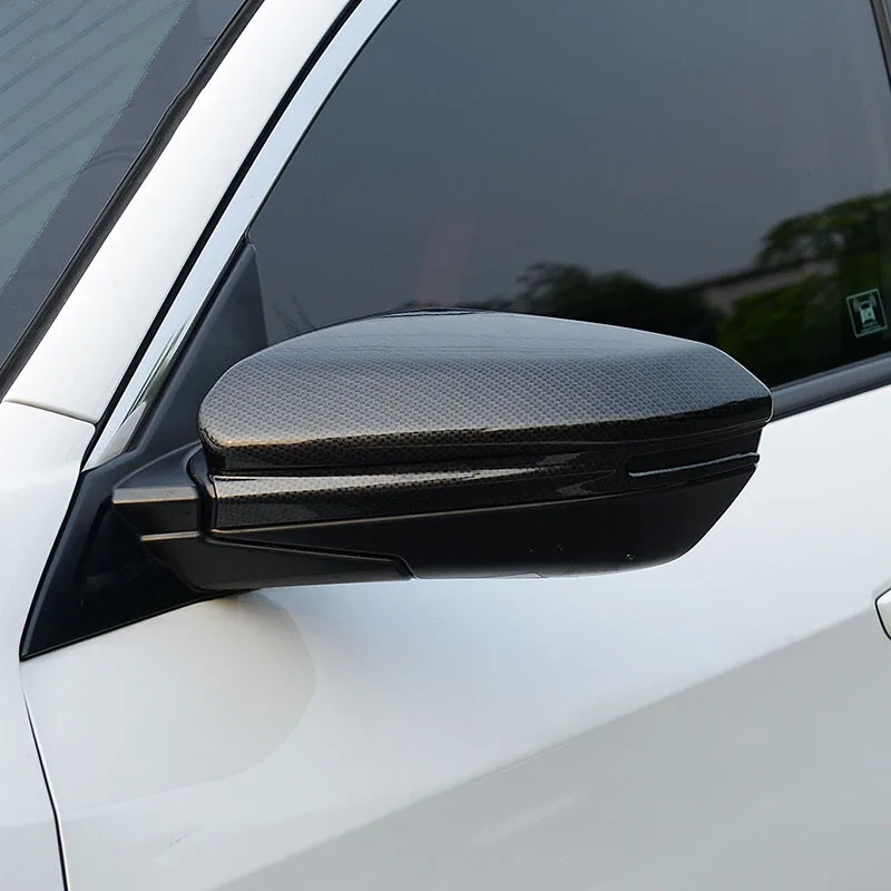 

For Honda Insight 2018 2019 ABS Chrome and Carbon fibre Car rearview mirror cover Cover Trim car styling Accessories