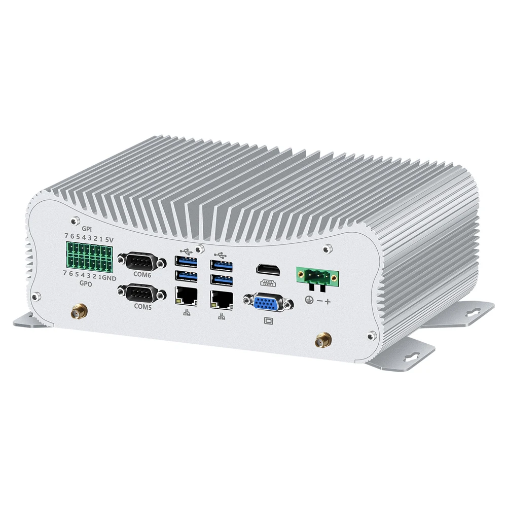 Промышленный мини-ПК Intel Core i5 7267U 8 Гб DDR4 128 SSD RS232/422/485 HDMI VGA 6 * USB LPT PS/2 2 LAN GPIO WiFi Bluetooth 4G