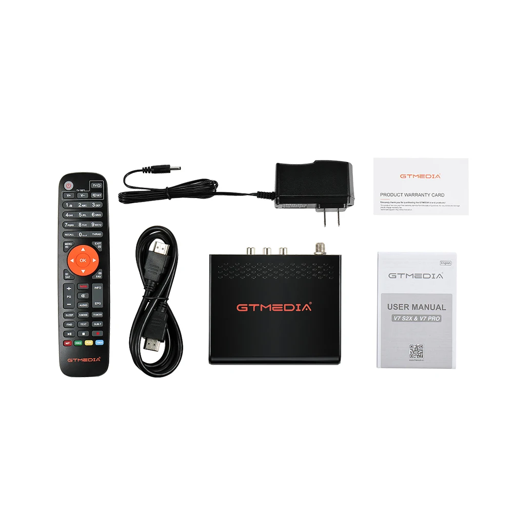 

GTMEDIA V7 S2X HD DVB-S/S2/S2X Satellite Receiver Full 1080P+USB WIFI Support YouTube Ccam Europe Spain Cline 1Y PK FREESAT V7S