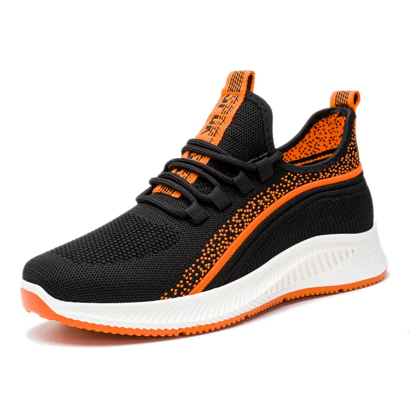 

Breathable Summer Sneakers Shoes Men Knitting Sock Shoes Black 2021 Spring Hot Male Sneakers for Sport