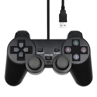 wired usb controller gamepad for winxpwin7win8win10 for pc computer laptop black game joystick usb pc game controller
