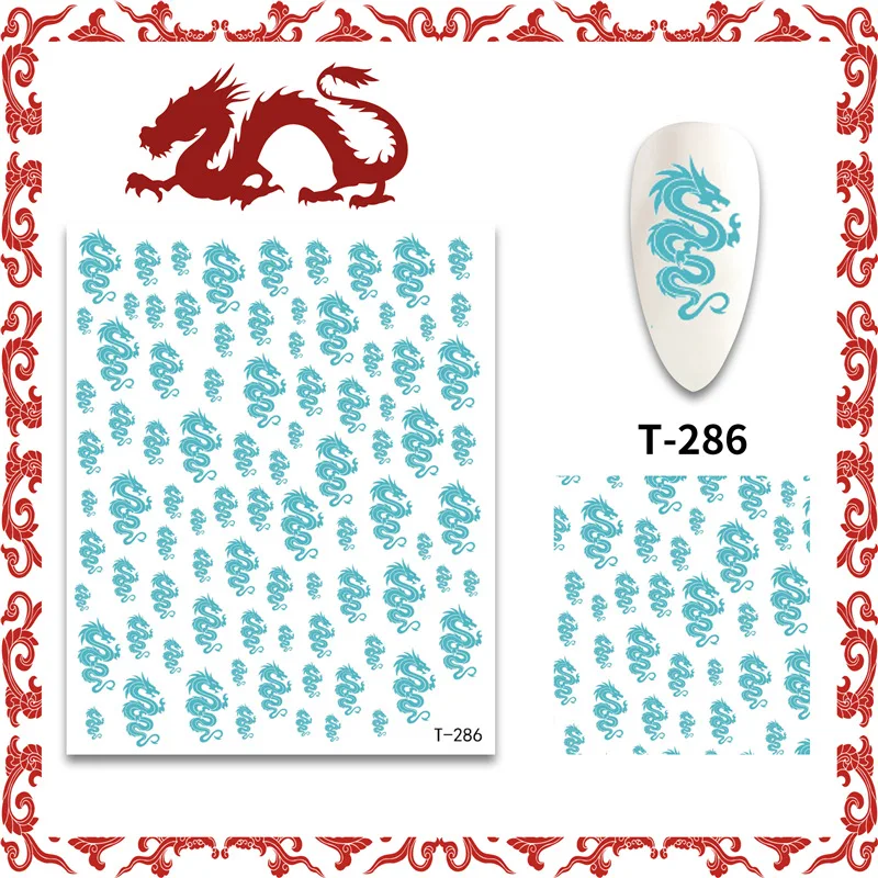 10 pieces/set 3D of luxury brand logo nail decoration stickers hot stamping/black | Красота и здоровье