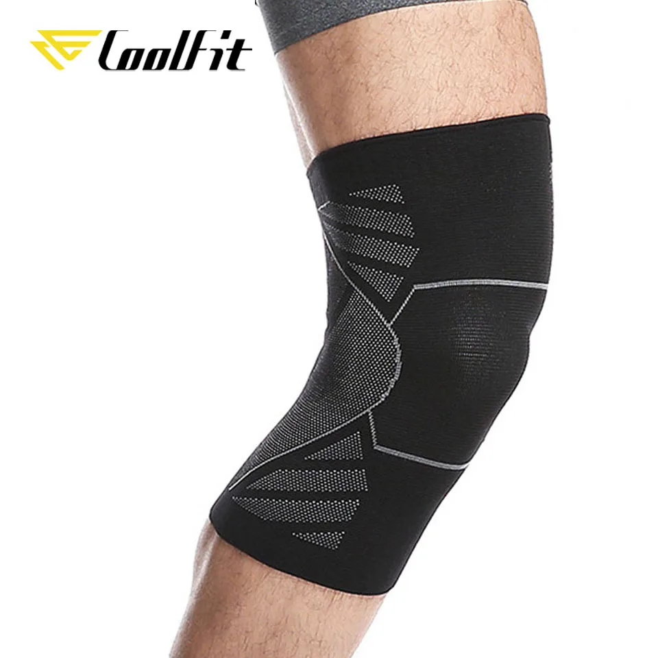 CoolFit 1 шт. эластичные наколенники нейлоновые для занятий спортом фитнесом