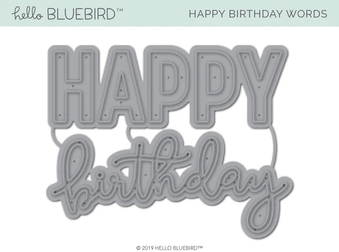 Металлические Вырубные штампы с днем рождения фон для скрапбукинга рукоделие