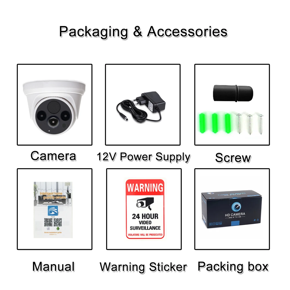 IP камера купольная с Wi Fi 1080P HD ИК ночное видение|Камеры видеонаблюдения| |