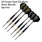 GOO Дротика S knight Дротика игла Профессиональный Archer 23 грамм стальной наконечник Дротика s -- латунные бочки 6 шт.компл.