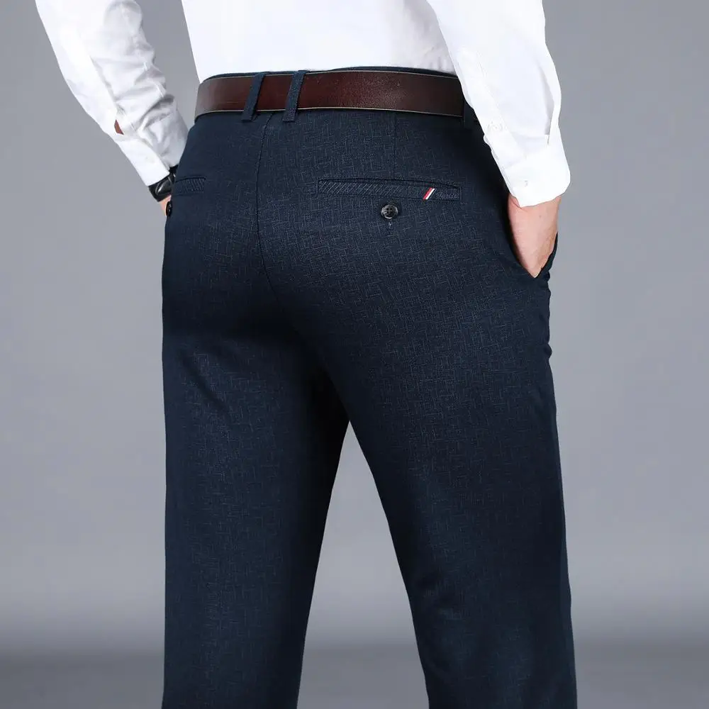 NIGRITY 2020 мужские брюки высокого качества хлопковые носки Бизнес повседневные