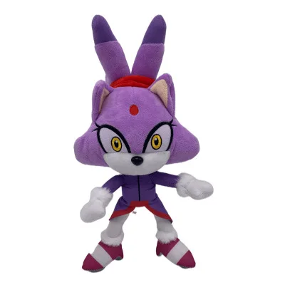 27-40 см Соник Еж сиреневый Кот разный мир принцесса пламя кошка плюшевая Мягкая