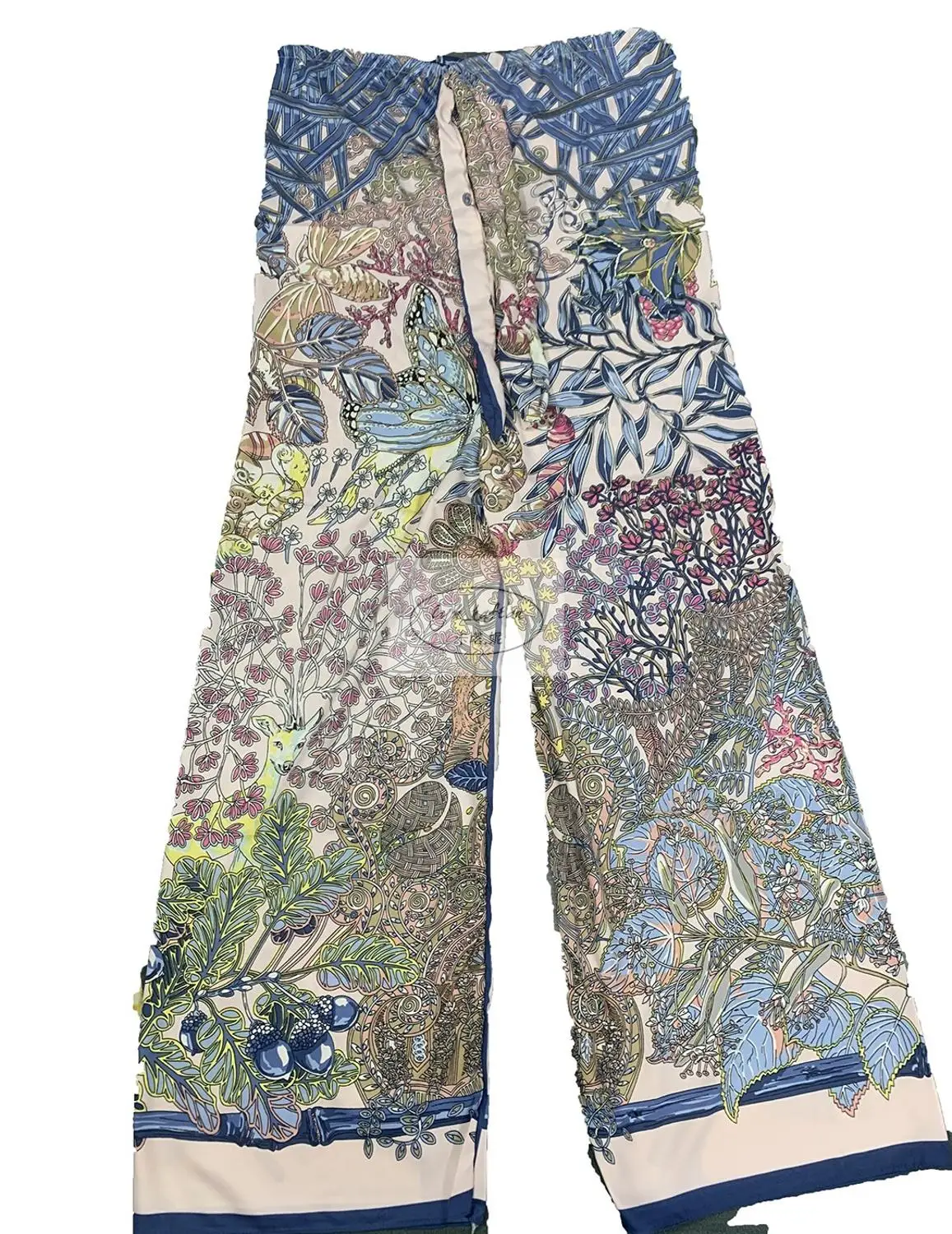 

европейская одежда 2021 Fashion Bohemian Printed Kaftan Clothes For Women Oversize Thailand Holiday Beach Wraps Pants For Lady