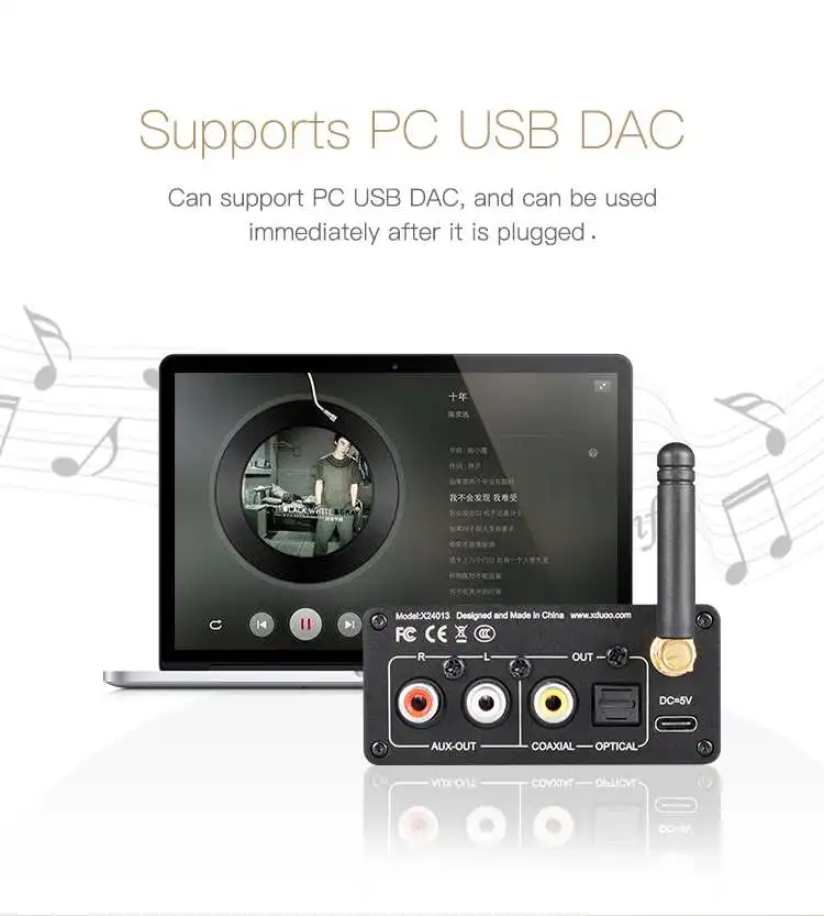 XDUOO XD-50 bluetooth 5,0 проигрыватель для усилителя USB DAC