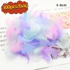 300 шт.пакет красочные перья страуса, подарочная упаковка, Материал коробка наполнитель расходные материалы для рукоделия одежда для свадьбы, дня рождения украшения свадебные принадлежности подарок