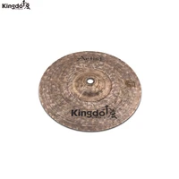 kingdo dark style b20 artist dark series 100 handmade 6 splash cymbal for drums set