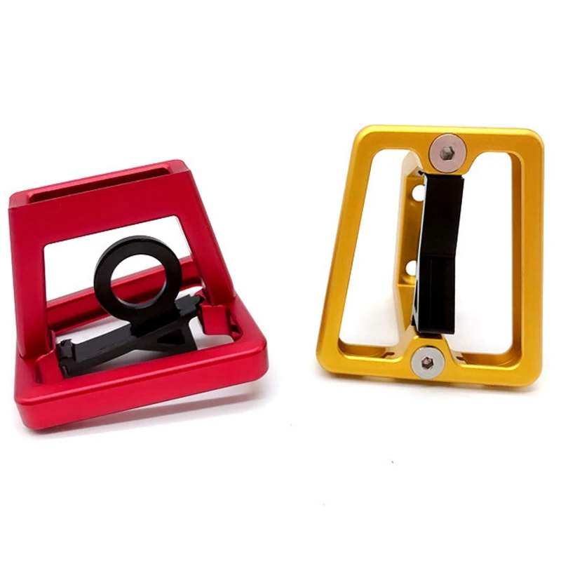 for Brompton Front Carrier Block Folding Bike Bag Bracket Holder Aluminum Alloy 68.5G Bicycle Accessories-Gold | Спорт и развлечения
