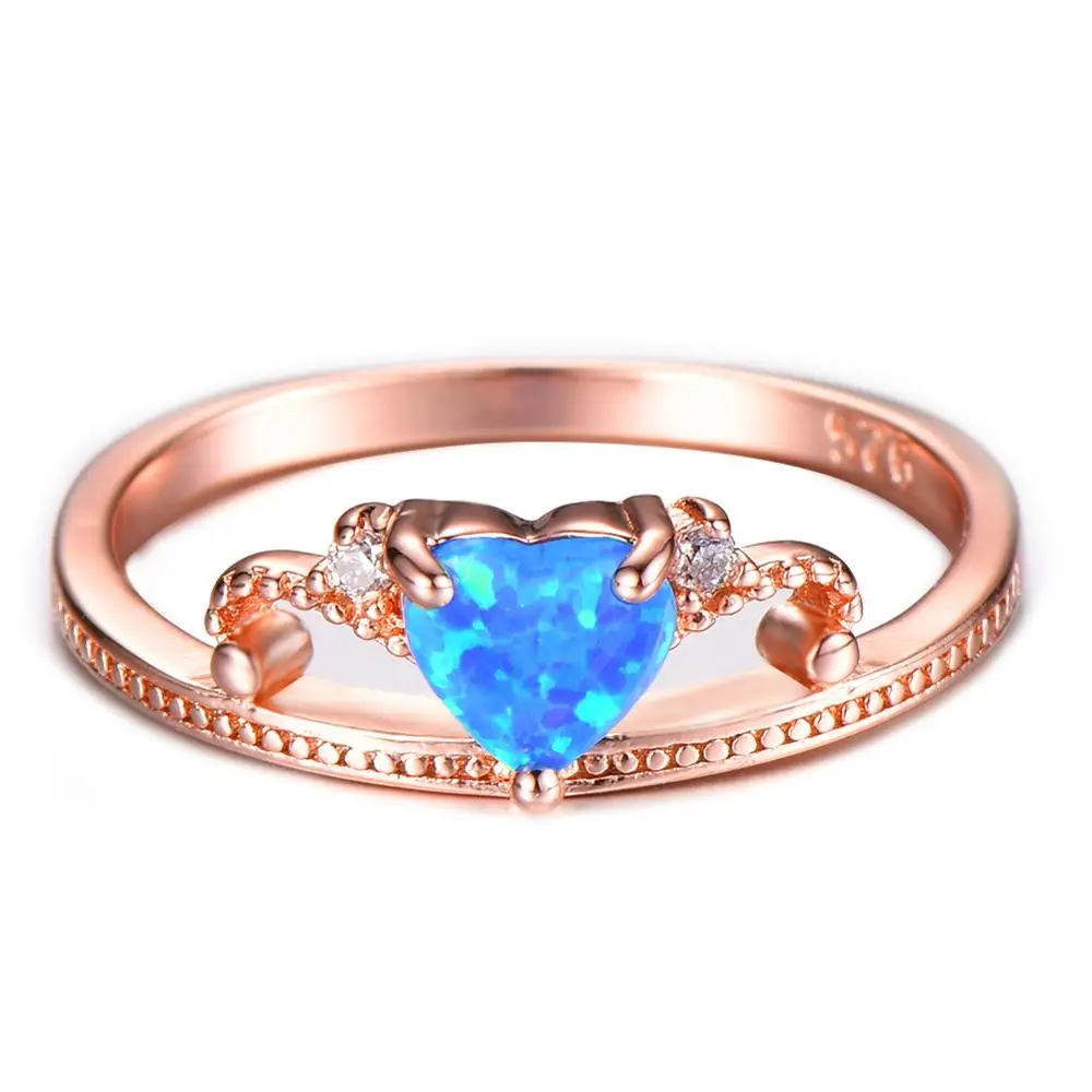 Модное женское кольцо с опалом винтажное изысканное на безделушке|Кольца| |