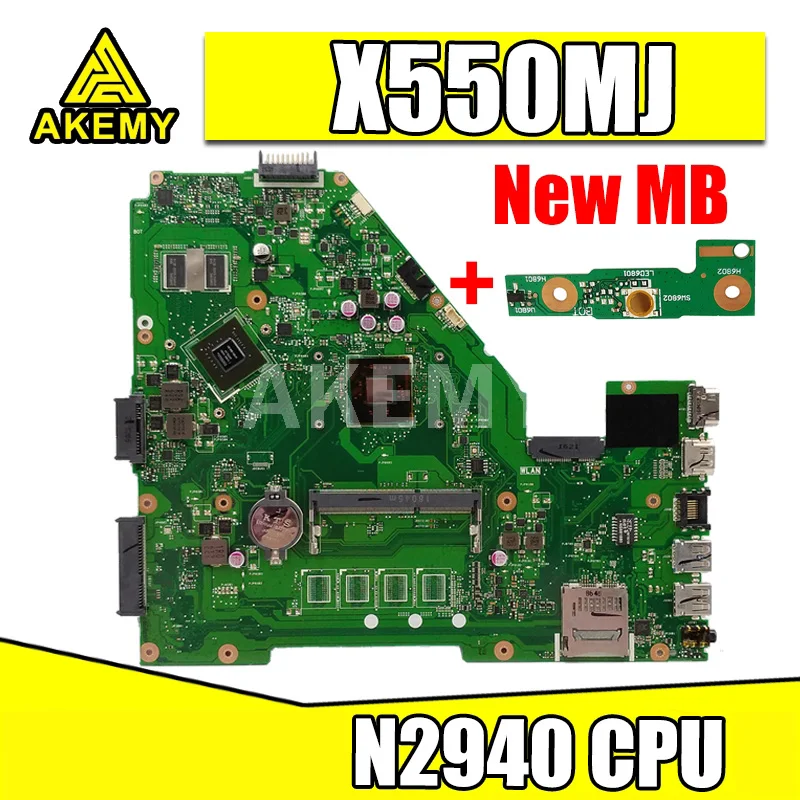 Материнская плата X550MJ для Asus N2940CPU GPU 1G материнская ноутбука X550M X550MD X552M полностью