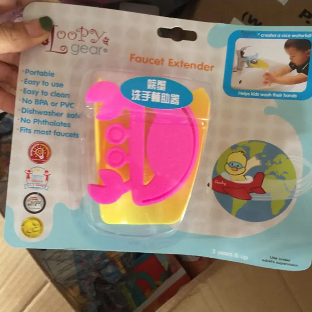 

Crab Shape Faucet Extender Lengthened Suitable For Children Exquisite And Cute Prevent Splashing Tool