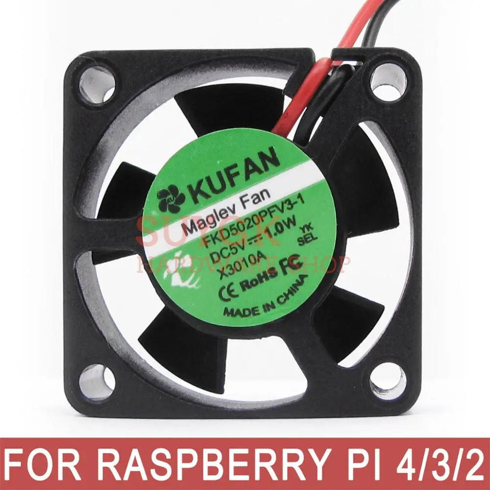 Raspberry PI 4 4 ГБ/2 ГБ/1 ГБ Модель B Вентилятор охлаждения Охлаждающий радиатор вентилятор 30*10 мм DC 5 В Raspberry PI 4B Raspberry PI 3 Model B