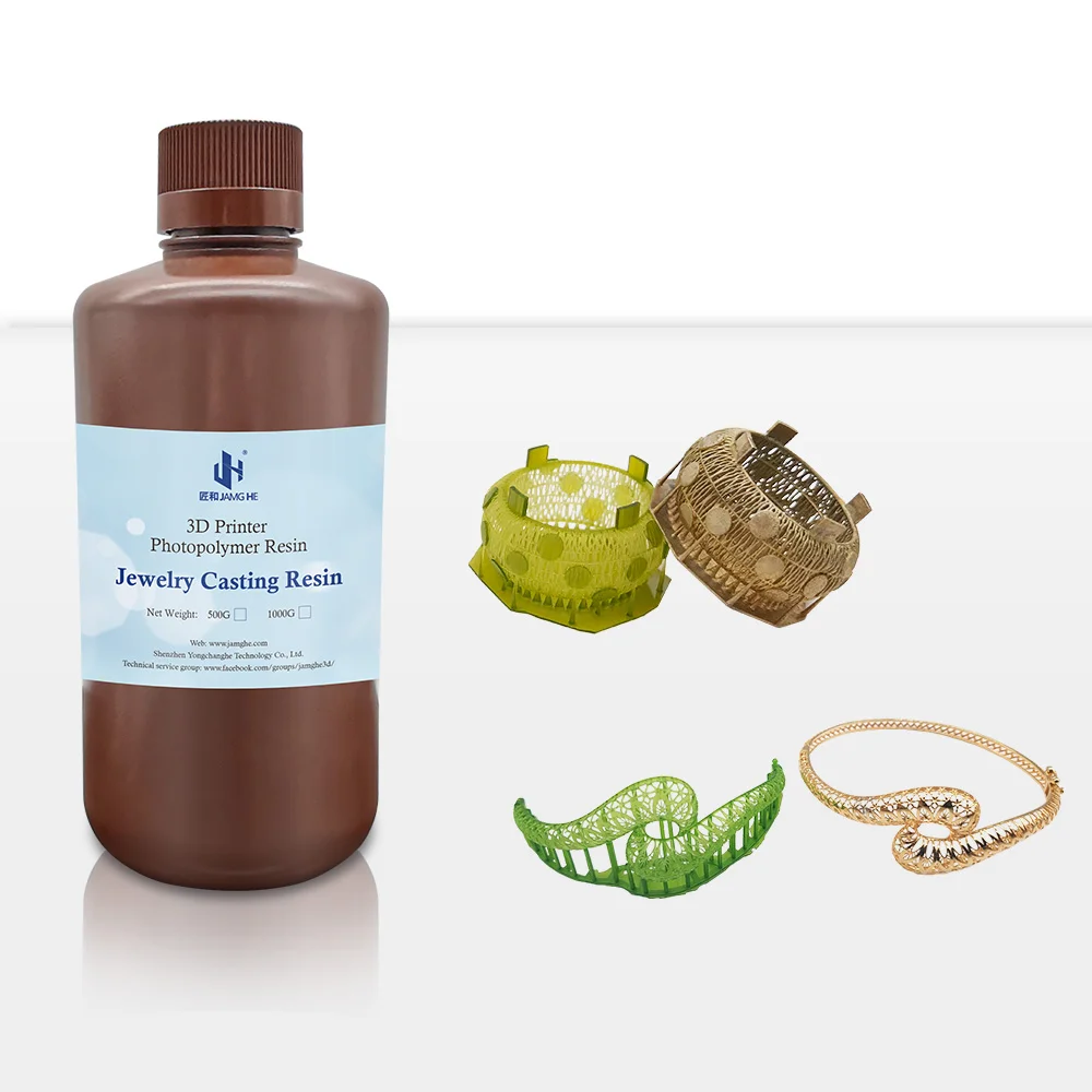 

Jamghe jewelry easy castable resin 405nm photosensitive uv resin 500G