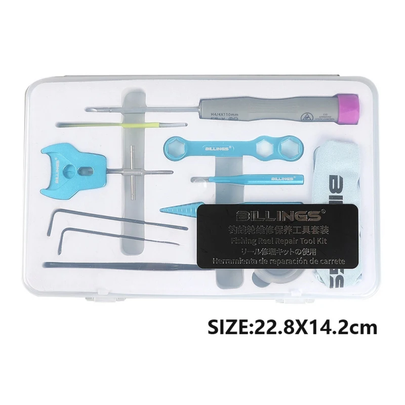 

DIY Modified Fishing Wheel Disassembly Set Repair Kit Baitcasting Fishing Reel Maintenance Tools Stainless Steel Spool Locator