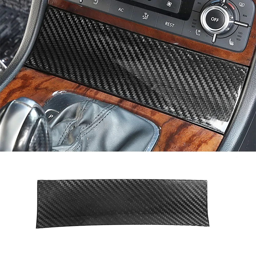 

Украшение панели прикуривателя Наклейка Обложка отделка Наклейка для Volkswagen Touareg 2011-2018 автомобильные аксессуары из углеродного волокна