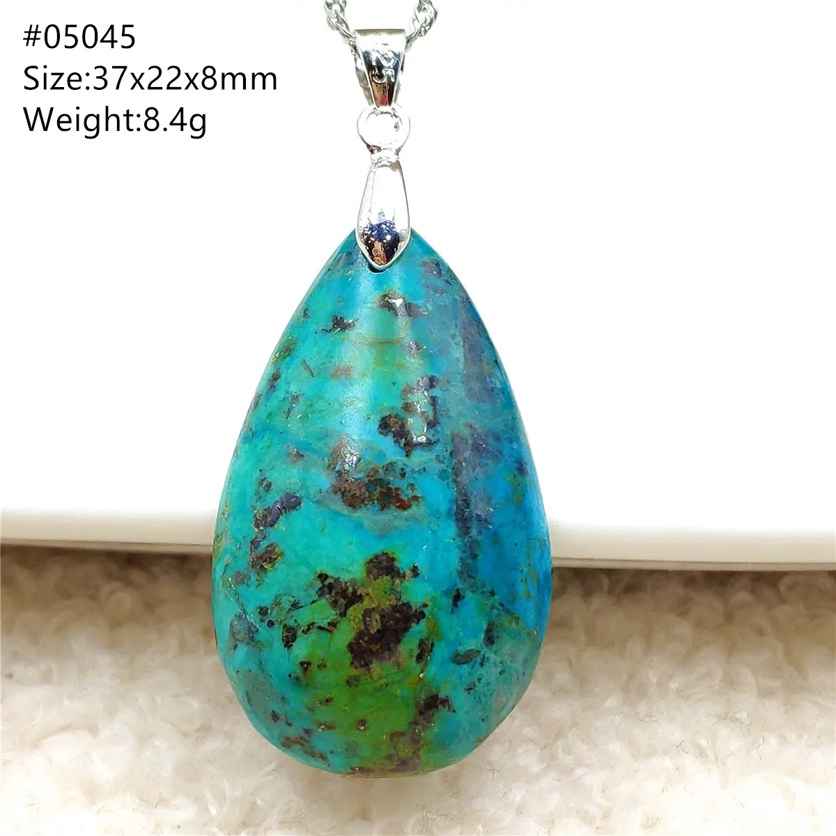 

Natural Blue Azulite Malachite Powerful Pendant Rare Malachite Necklace Women Men Rectangle Jade Jewelry AAAAA