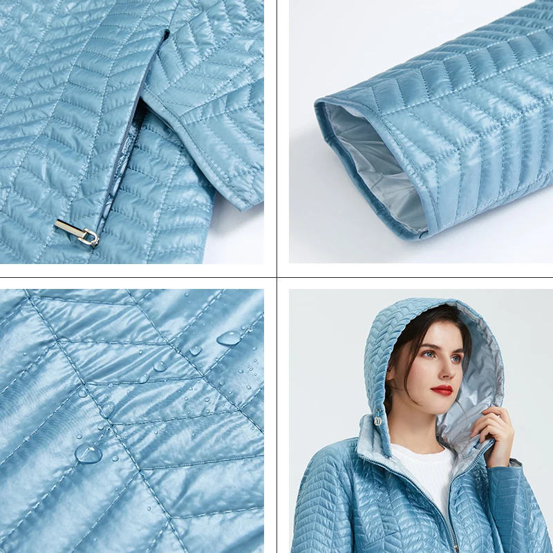 2019 зимняя куртка Женская Весенняя теплая Повседневная женская хлопковая тонкая