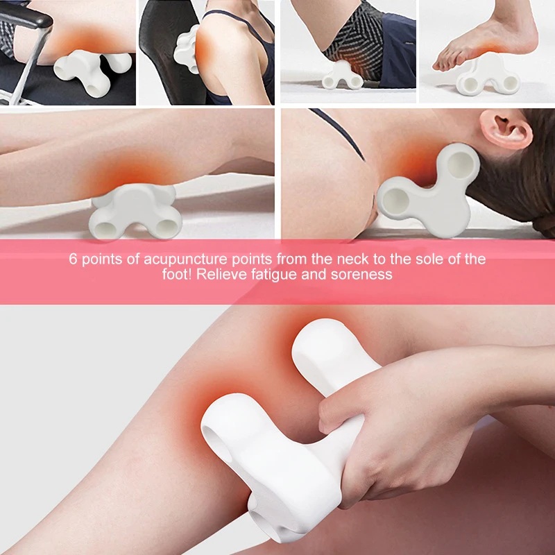 Массажер для фитнеса Myofascial релиз валик мышц шеи уход за здоровьем массажные