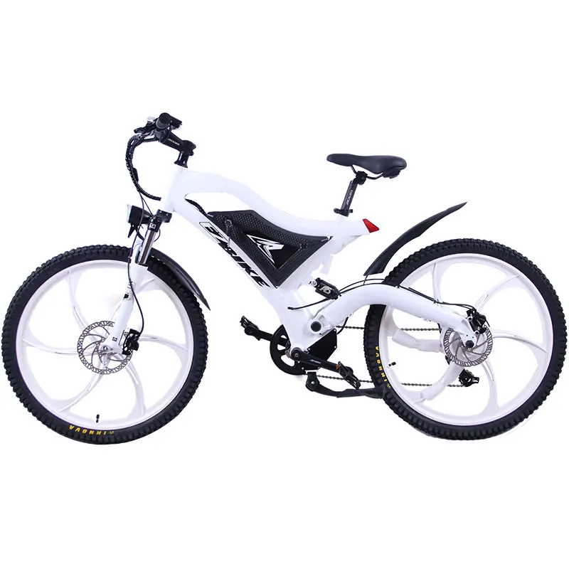 500W 10.4ah Электрический велосипед EZBIKE с 7 скоростями, рама из алюминиевого сплава, 500 Вт, 36 В, горный велосипед, высокое качество, упаковка для электровелосипеда - Цвет: 500W 10.4ah