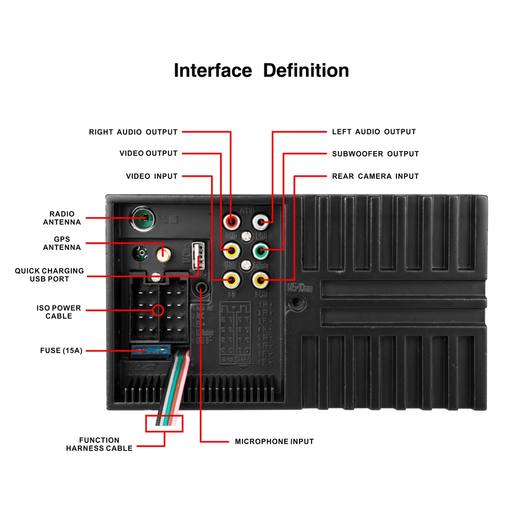 Автомагнитола Hikity 2 din 7 &quot gps навигация Bluetooth AUX FM 2din с дистанционным управлением