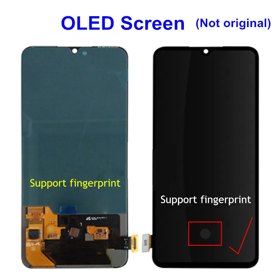 Pantalla t&aacute;ctil OLED de 6,41 "para vivo iQOO Pro, montaje de digitalizador, compatible con huella dactilar-2