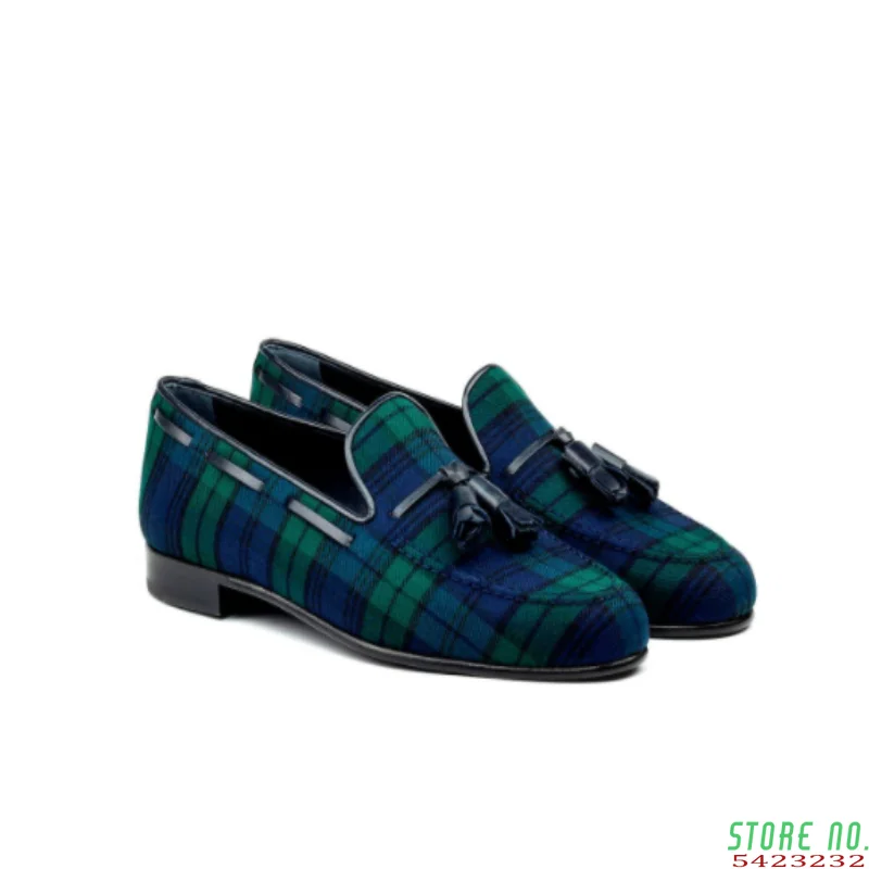 

Men's Handmade Mixed Color Cloth Shoes, Formal Casual Shoes, Men's Casual Shoes, New Fashion, Comfortable and Versatile HC073