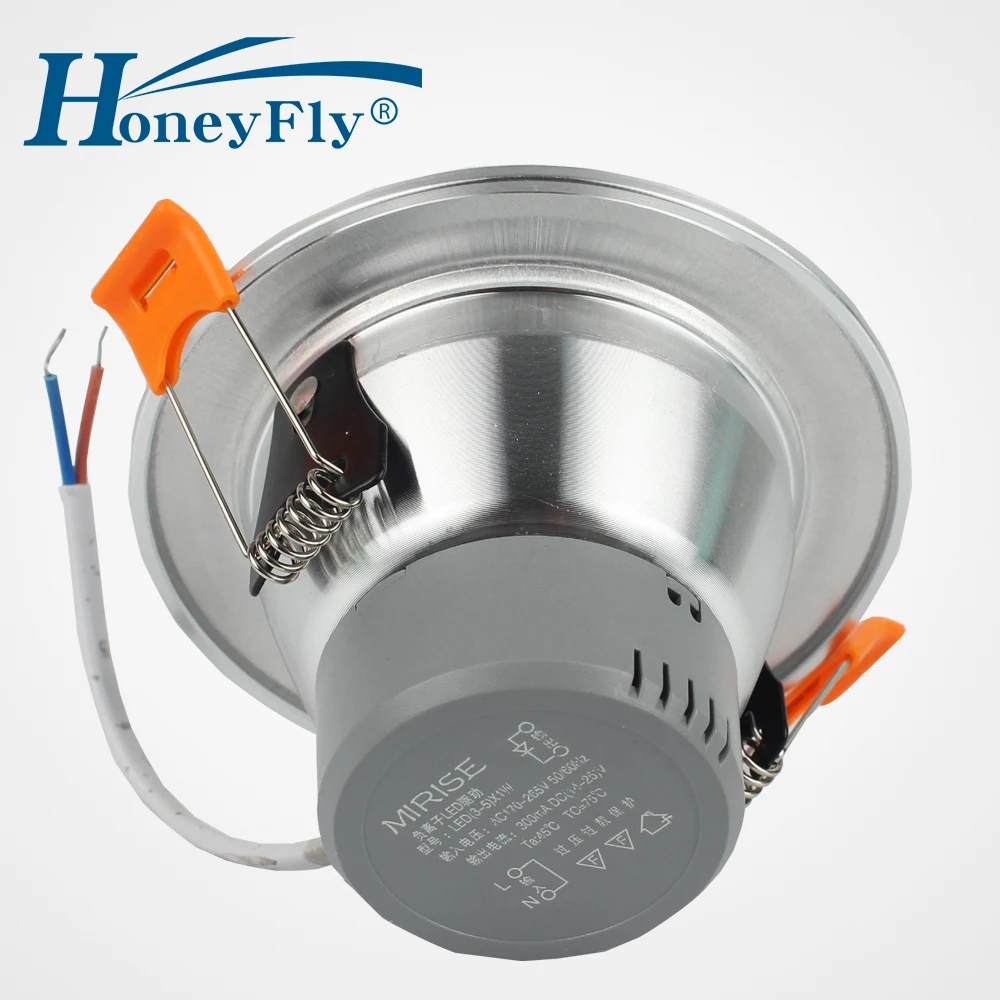 HoneyFly светодиодный отрицательных ионов вниз светильник 3 Вт/5 Вт для очистки