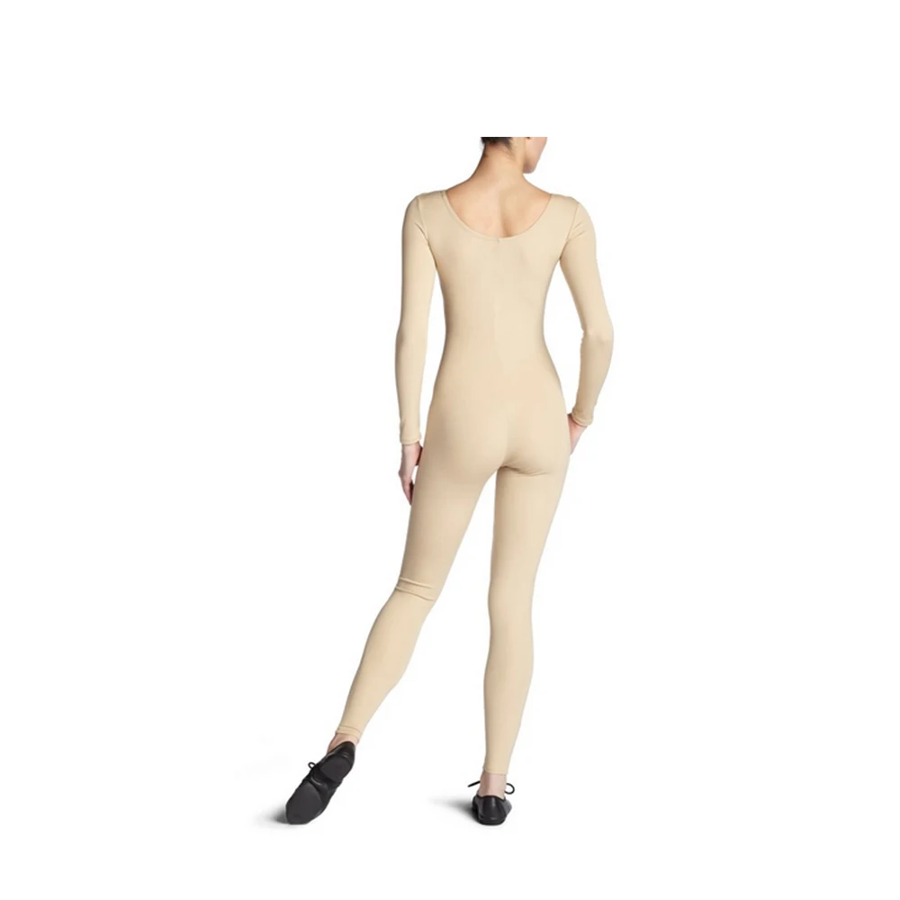 

2021 pure color bodysuit White Lycra Yoga suit dance wear Zentai Slim Fit Trendy Spandex Jumpsuit for Women