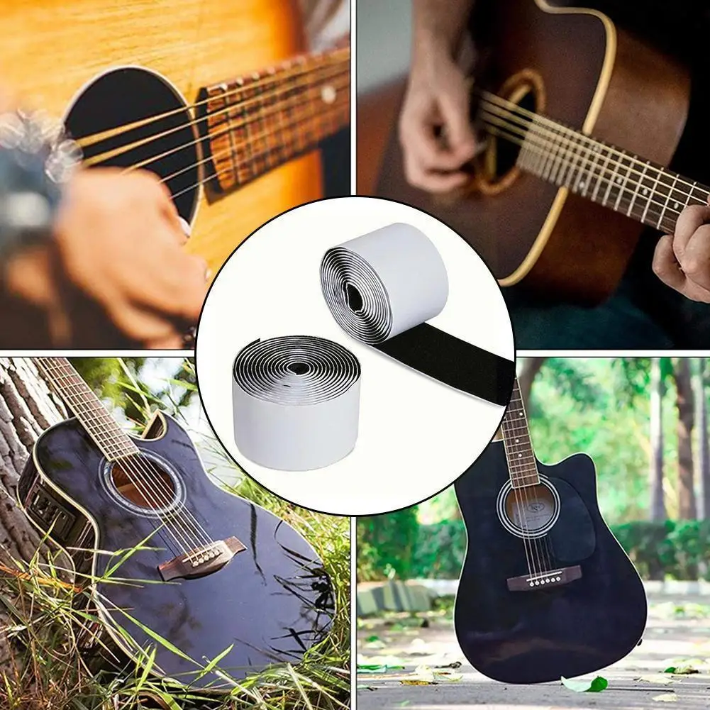 

2.5CMx2M Adhesive Guitar Pedalboard Pedal Board Pedals Mounting Hook Loop Effector Fastener Accessories Pedal Tape Guitar G Q7Y9