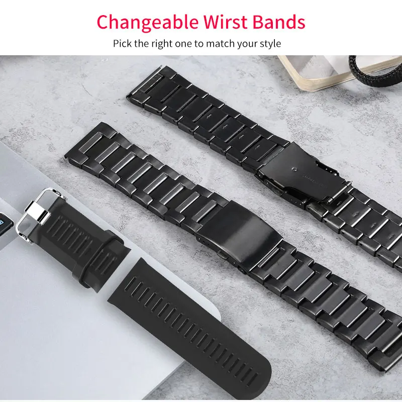 Умные часы H1 телефоны на платформе Android, GPS карты Bluetooth Вызов SmartWatch Ip68 Водонепроницаемый фитнес-трекер для измерения сердечного ритма для samsung gear S3